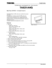 DataSheet TA8251AHQ pdf