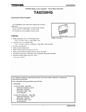 DataSheet TA8258HQ pdf