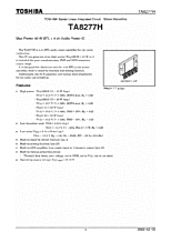DataSheet TA8277H pdf