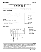 DataSheet TA8427K pdf