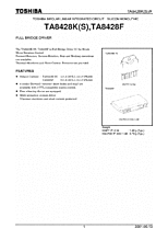 DataSheet TA8428F pdf