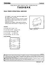 DataSheet TA8464K pdf