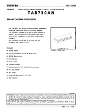 DataSheet TA8750AN pdf
