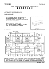 DataSheet TA8751AN pdf