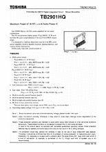DataSheet TB2901HQ pdf