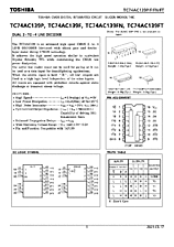 DataSheet TC74AC139F pdf