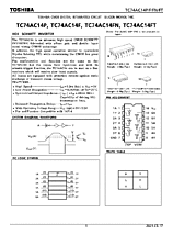 DataSheet TC74AC14F pdf