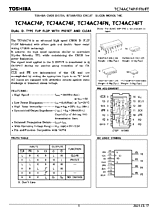 DataSheet TC74AC74F pdf