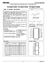 DataSheet TC74ACT153F pdf