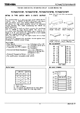 DataSheet TC74ACT373F pdf