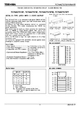 DataSheet TC74ACT573F pdf