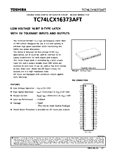 DataSheet TC74LCX16373AFT pdf