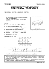 DataSheet TD62503PA pdf