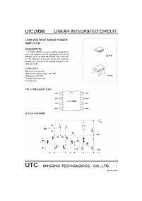 DataSheet LM386 pdf