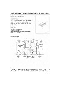 DataSheet TA7613AP pdf