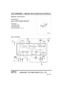 DataSheet TA7640 pdf