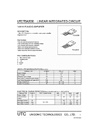 DataSheet TDA2030 pdf