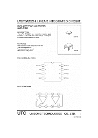 DataSheet TDA2822H pdf