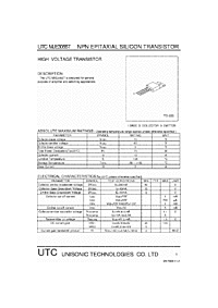 DataSheet UTCMJE3055T pdf