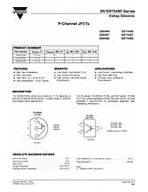 DataSheet 2N5460 pdf