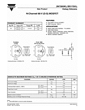 DataSheet 2N7000KL pdf