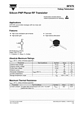 DataSheet BF979 pdf