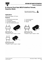 DataSheet BF998RW pdf