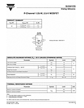 DataSheet SI2301DS pdf