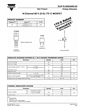 DataSheet SUP85N06-05 pdf