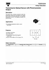 DataSheet TCST1210 pdf