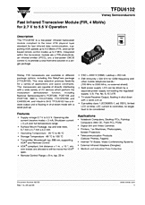 DataSheet TFDU6102 pdf