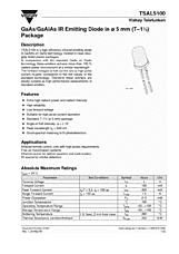 DataSheet TSAL5100 pdf