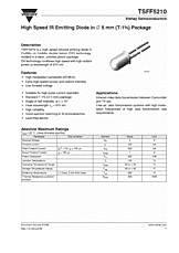 DataSheet TSFF5210 pdf