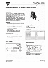 DataSheet TSOP341 pdf