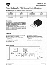 DataSheet TSOP48xxSI1 pdf