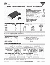 DataSheet WSL-2010 0R025 1% pdf