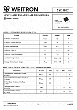 DataSheet 2SD1802 pdf