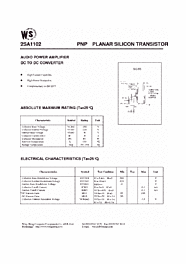 DataSheet 2SA1102 pdf