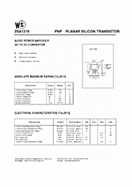 DataSheet 2SA1216 pdf