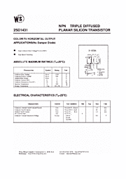 DataSheet 2SD1431 pdf