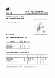 DataSheet 2SD1432 pdf