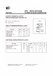 DataSheet 2SD1554 pdf