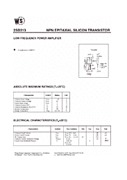DataSheet 2SD313 pdf