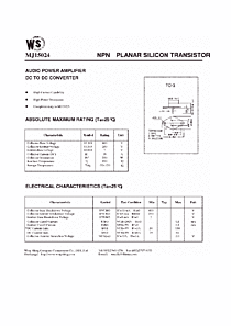 DataSheet MJ15024 pdf