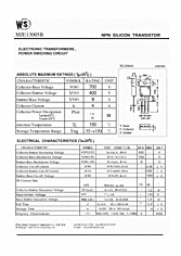 DataSheet MJE13005B pdf