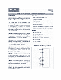 DataSheet XE10X0 pdf