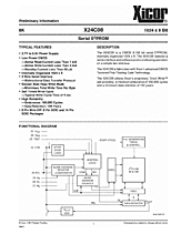 DataSheet X24C08 pdf