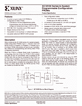 DataSheet XC18V00 pdf