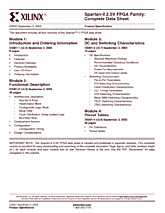 DataSheet XC2S150 pdf