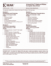 DataSheet XC2VP100 pdf